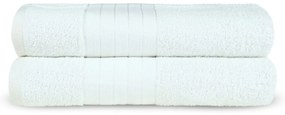 Biele froté bavlnené osušky v súprave 2 ks 70x140 cm – Good Morning