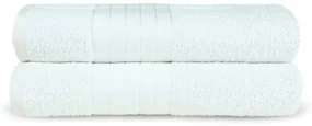 Biele froté bavlnené osušky v súprave 2 ks 70x140 cm – Good Morning