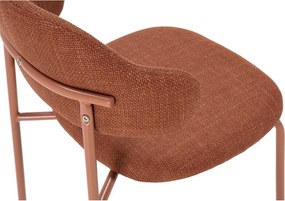 Jedálenská stolička v súprave v terakotovej farbe 4 ks Adriel – Marckeric