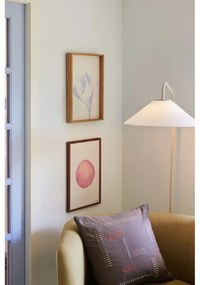 Krémová stojacia lampa so skleneným tienidlom (výška 158 cm) Solid – Hübsch