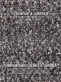 Tmavosivý ručne tkaný behúň z materiálu buklé 80x200 cm Notting Hill Portobello – Ted Baker