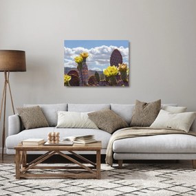 Sklenený obraz opuncie (70x50 cm)