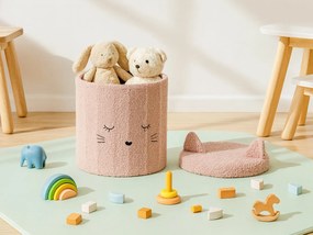 CH Taburetka s úložným priestorom Alice - ružová