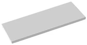 Police pre skrine so žalúziovými dverami, 1000 x 450 mm, sivá