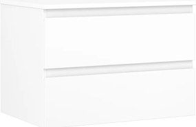 Mexen Orio, kúpeľňová skrinka 70 cm s hornou časťou, 2 zásuvky, biela matná, 91A10-07047-2-BFFC01