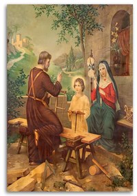 Obraz na plátně REPRODUKCE Svatá rodina - 80x120 cm