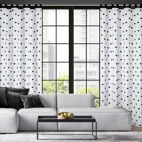 ZATEMŇOVACÍ ZÁVES NA PÚTKACH BUSA 140X270 CM VZOROVANÁ