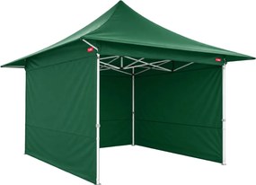 Oceľový rýchlorozkladací stan 3x3 so strieškou, Zelená