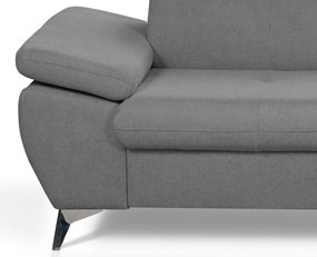 Trojsedák Gisele, stredne šedá látka