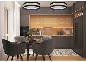 LED Stmievateľné stropné svietidlo SMART CORAL GOLD LED/24W/230V čierna/zlatá + DO