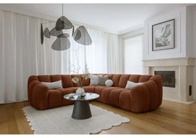 Terakotová rohová pohovka Shell – Miuform