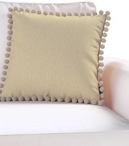 Viera s brmbolcami farba produktu krémová látka lesklá, zapletaná