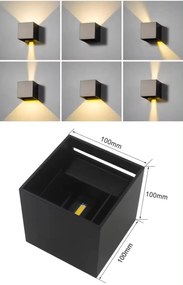 ECOLIGHT LED fasádna lampa - 7W - IP65 - neutrálna biela