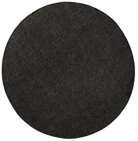 NORTHRUGS - Hanse Home koberce Kusový koberec Twin-Wendeteppiche 103096 schwarz creme kruh – na von aj na doma - 200x200 (priemer) kruh cm