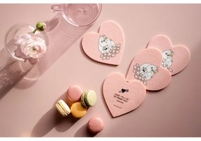 Set podtáciek Moomin Together, 4ks / ružové