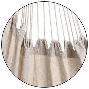 InternetovaZahrada Závesné kreslo - krémové