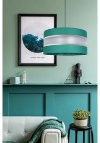 Luster na lanku CORAL 1xE27/60W/230V pr. 40 cm zelená
