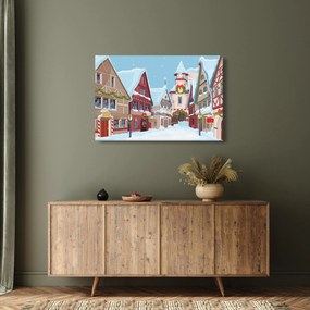 Obraz - Zimná ulička (90x60 cm)