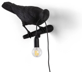 Vonkajšie LED svietidlo Bird Lamp vpravo čierna