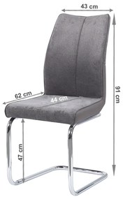 Jedálenská stolička Farilia (sivohnedá). Vlastná spoľahlivá doprava až k Vám domov. 1015775