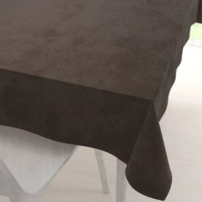 Biante Zamatový obdĺžnikový obrus Velvet Premium SVP-016 Tmavo hnedý 120x140 cm