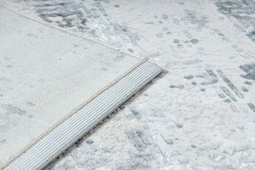 Koberec AKRYL ELITRA 6202 Abstrakcia - štrukturálny slonia kosť / modrý