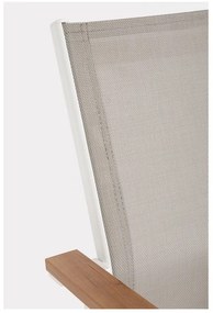 Biele kovové záhradné stoličky v súprave 4 ks Heta – Bizzotto