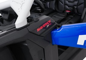 Ramiz Elektrická bugina Maverick Turbo RR pre deti modro-sivá + kolesá