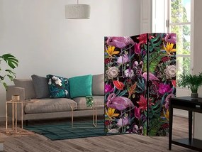 Paraván - Colorful Exotic [Room Dividers] Veľkosť: 135x172, Verzia: Obojstranný