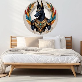 PIPPER. Kruhová samolepka na stenu "Anubis" Veľkosť: 100 cm