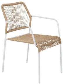 Stolička SOBREME biela / naturálna 892085