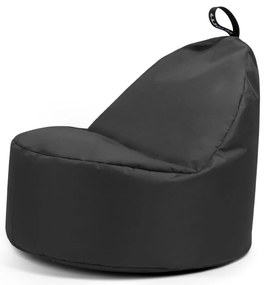 Sivý detský sedací vak Round M – So Soft?