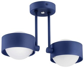 Argon 7090 - Luster na tyči MASSIMO PLUS 2xG9/6W/230V modrá