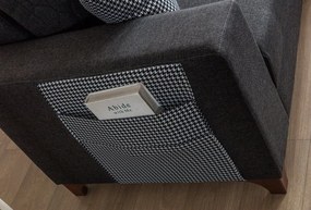 Rohová sedačka Lofty (antracit). Akcia -18%. Vlastná spoľahlivá doprava až k Vám domov. 1145341