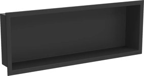 Mexen X-Wall-R nástenná polica s límcom 60 x 20 cm, čierna - 1970602010