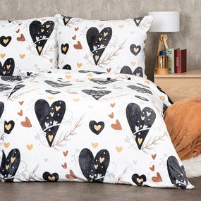 4Home Obliečky mikroflanel Romantic, 140 x 220 cm, 70 x 90 cm
