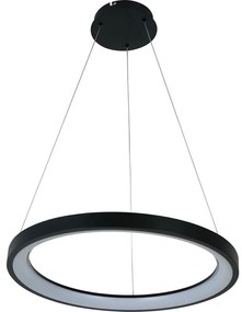 Brilagi - LED stmievateľný luster na lanku FALCON SLIM LED/42W/230V, priemer 50 cm, čierny, s diaľkovým ovládaním (DO)