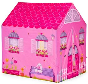 Stan v dizajne krásneho ružového domčeka s tunelom