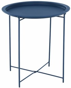Príručný stolík s odnímateľnou táckou Render - tmavomodrá