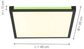 Leuchten Direkt 11621-18 - LED RGB Stmievateľné svietidlo MARIO LED/24W/230V + DO