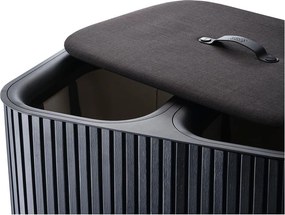 Čierny bambusový kôš na bielizeň 2x45 l Tota Luxe – Joseph Joseph