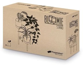 Stojan na kvety BLOOME 125 cm sivý/čierny