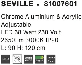 LED luster Seville
