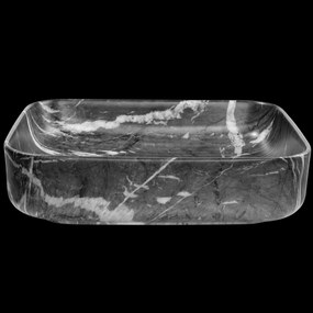 Invena Florina, umývadlo na dosku 510x400x130 mm, imitácia kameňa, INV-CE-40-723-C
