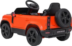 Elektrické autíčko Land Rover Defender oranžové