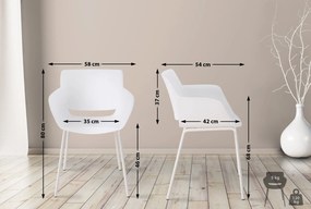 Stolička Alpena - biela