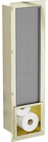 Mexen X-Wall-B, zabudovaný zásobník na toaletný papier, zlatá lesklá, 1955