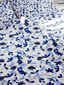 Polášek Bavlnené obliečky KVETINOVÁ HARMÓNIA - Šedá | 140 x 200 cm / 70 x 90 cm