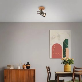 Brilo - LED bodové svietidlo TAHUN 1xGU10/5W/230V hnedé