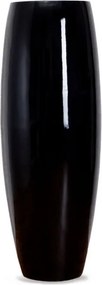 Kvetináč MAGNUM, sklolaminát, výška 80 cm, čierny lesk